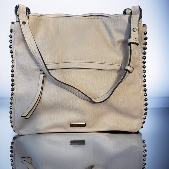 Jessica Simpson pale gray Camille tote bag - Picture 1 of 6